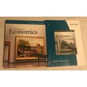 2011 Essentials of Economics Textbook and Study Guide Set of 2 N Mankiw …
